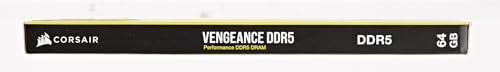 Memoria RAM DDR5 CORSAIR Vengeance de 32 GB (2 x 16 GB), 6000 MHz, CL30-36-36-76, 1,40 V, Intel XMP, para ordenador de sobremesa, color negro (CMK32GX5M2B6000C30) 