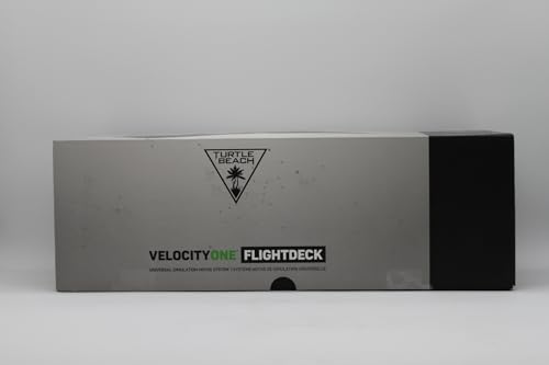 Sistema de control de vuelo universal VelocityOne de Turtle Beach: Xbox Series X y Xbox Series S, Xbox One y PC con Windows 10 y 11, con palanca de mando, cuadrante del acelerador, rueda de ajuste y controles del timón 