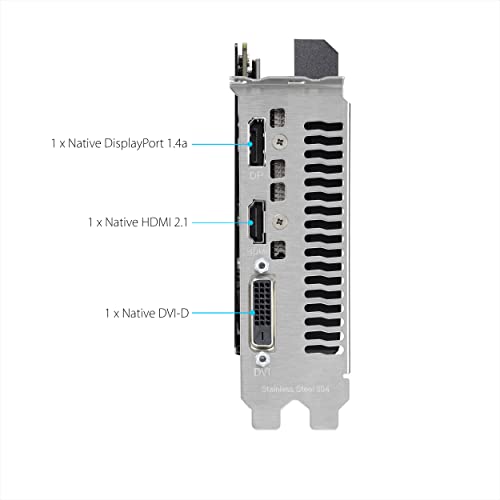 Tarjeta gráfica para juegos ASUS Dual NVIDIA GeForce RTX 3050 6GB OC Edition: PCIe 4.0, memoria GDDR6 de 6 GB, HDMI 2.1, DisplayPort 1.4a, diseño de 2 ranuras, diseño de ventilador Axial-tech, tecnología 0dB, soporte de acero 