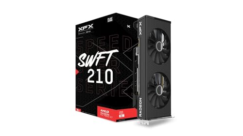 XFX Speedster SWFT210 Radeon RX 7700XT Gaming Graphics Card with 12GB GDDR6 HDMI 3xDP, AMD RDNA 3 RX-77TSWFTFA