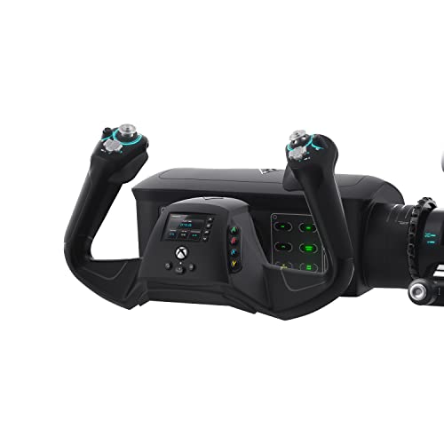 Sistema de control de vuelo universal VelocityOne de Turtle Beach: Xbox Series X y Xbox Series S, Xbox One y PC con Windows 10 y 11, con palanca de mando, cuadrante del acelerador, rueda de ajuste y controles del timón 