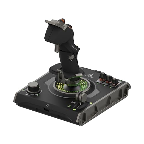 Sistema de control de vuelo universal VelocityOne de Turtle Beach: Xbox Series X y Xbox Series S, Xbox One y PC con Windows 10 y 11, con palanca de mando, cuadrante del acelerador, rueda de ajuste y controles del timón 