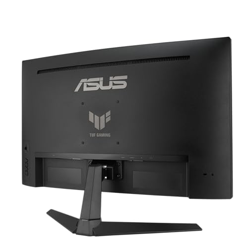 ASUS TUF Gaming 32" 1440P HDR Curved Monitor (VG32VQ1B) - QHD (2560 x 1440), 165Hz (Supports 144Hz), 1ms, Extreme Low Motion Blur, Speaker, FreeSync Premium, VESA Mountable, DisplayPort, HDMI,BLACK