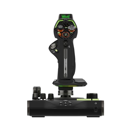 Sistema de control de vuelo universal VelocityOne de Turtle Beach: Xbox Series X y Xbox Series S, Xbox One y PC con Windows 10 y 11, con palanca de mando, cuadrante del acelerador, rueda de ajuste y controles del timón 