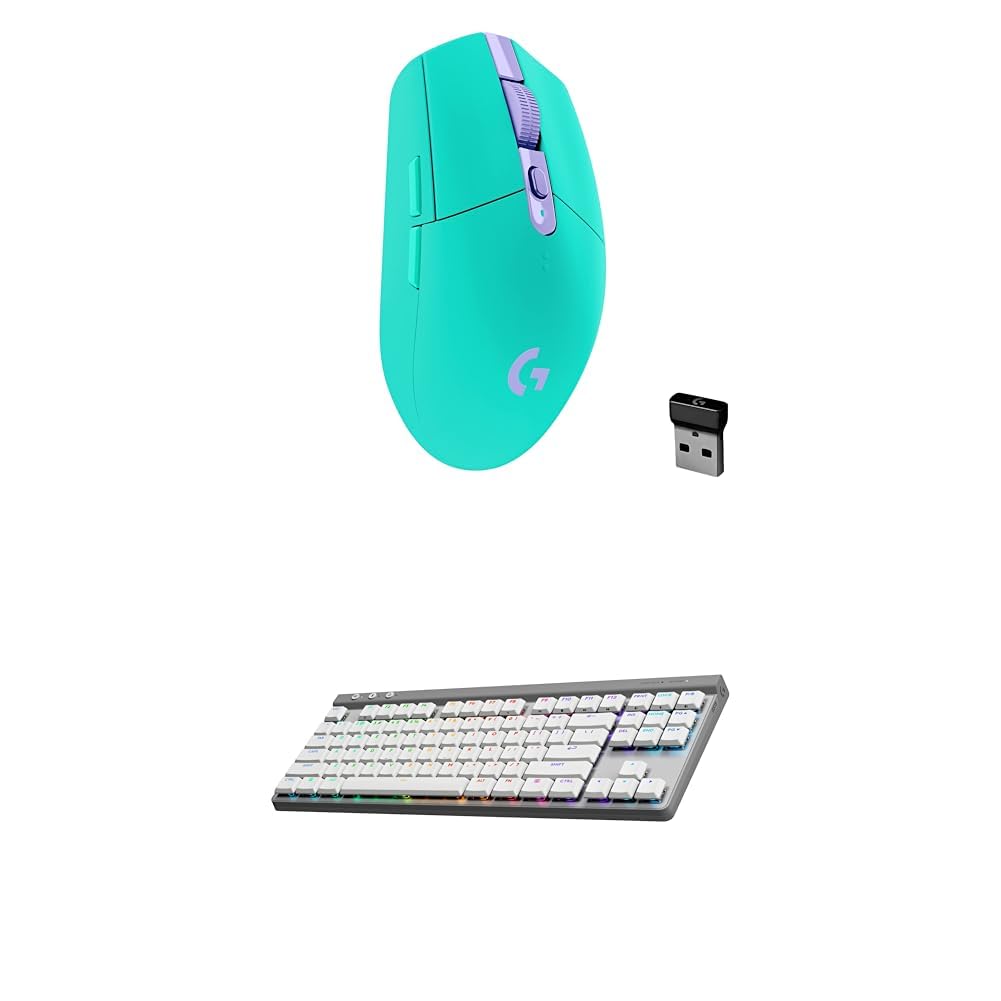 Ratón inalámbrico para juegos Logitech G305 LIGHTSPEED, sensor Hero 12K, 12 000 DPI, ligero, 6 botones programables, duración de batería de 250 h, memoria integrada, PC/Mac, color negro 