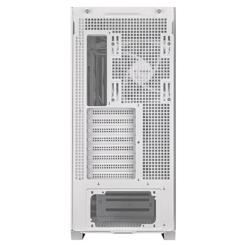 ASUS TUF Gaming GT501 White Edition Mid-Tower Computer Case for up to EATX Motherboards with 2 x USB 3.1 Front Panel, Smoked Tempered Glass, Steel Construction, and Four Case Fans