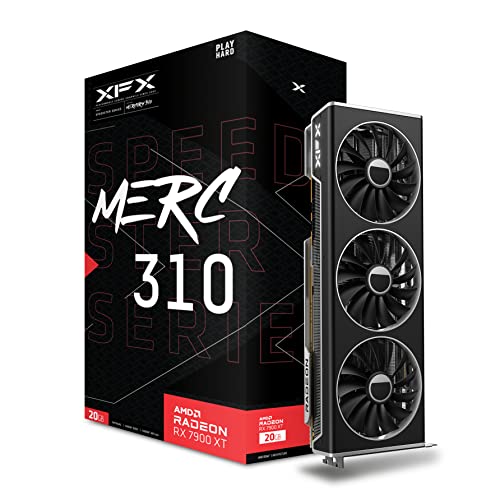 XFX Mercury AMD Radeon RX 7900 XTX Magnetic Air Gaming Graphics Card with 24GB GDDR6, RDNA3 RX-79XMAIRB9