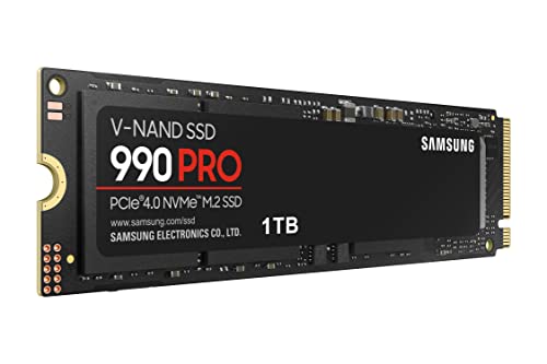 SAMSUNG 990 PRO SSD NVMe M.2 PCIe Gen4, M.2 2280 Internal Solid State Hard Drive, Seq. Read Speeds Up to 7,450 MB/s for High End Computing, Gaming, and Heavy Duty Workstations, MZ-V9P2T0B/AM