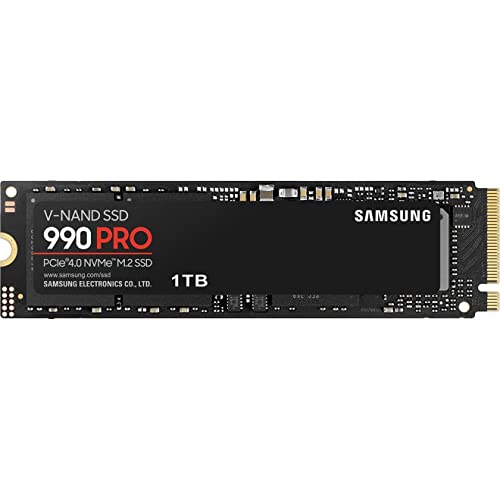 SAMSUNG 990 PRO SSD NVMe M.2 PCIe Gen4, M.2 2280 Internal Solid State Hard Drive, Seq. Read Speeds Up to 7,450 MB/s for High End Computing, Gaming, and Heavy Duty Workstations, MZ-V9P2T0B/AM