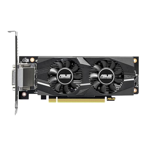 ASUS Dual NVIDIA GeForce RTX 3050 6GB OC Edition Gaming Graphics Card - PCIe 4.0, 6GB GDDR6 Memory, HDMI 2.1, DisplayPort 1.4a, 2-Slot Design, Axial-tech Fan Design, 0dB Technology, Steel Bracket