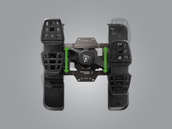 Sistema de control de vuelo universal VelocityOne de Turtle Beach: Xbox Series X y Xbox Series S, Xbox One y PC con Windows 10 y 11, con palanca de mando, cuadrante del acelerador, rueda de ajuste y controles del timón 