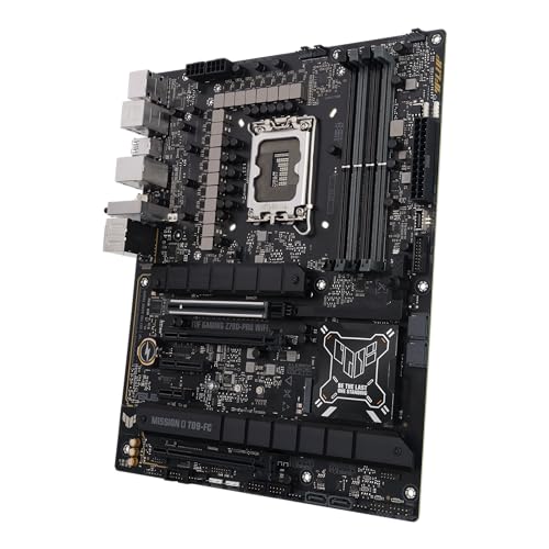 ASUS TUF Gaming Z790-Plus WiFi LGA 1700(Intel 14th,12th &13th Gen) ATX Gaming Motherboard(PCIe 5.0,DDR5,4xM.2 Slots,16+1 DrMOS,WiFi 6,2.5Gb LAN,Front USB 3.2 Gen 2 Type-C,Thunderbolt 4(USB4),Aura RGB)