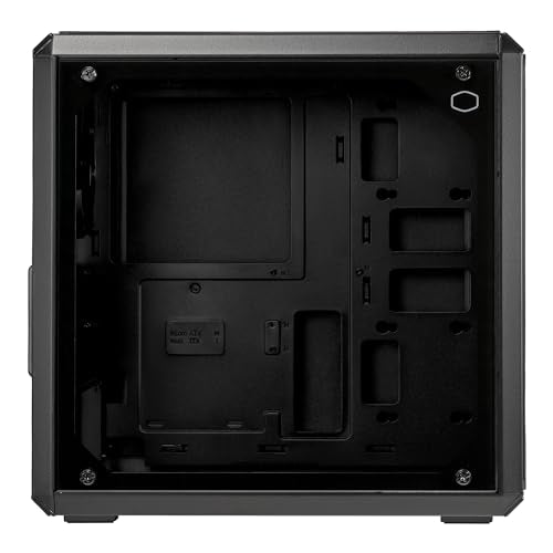 Torre Micro-ATX Cooler Master MasterBox Q300L con filtro de polvo de diseño magnético, panel lateral de acrílico transparente, E/S ajustable y flujo de aire completamente ventilado, color negro (MCB-Q300L-KANN-S00) 