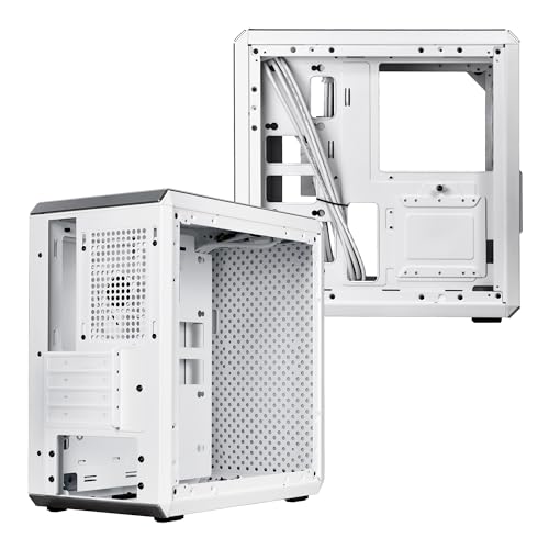 Torre Micro-ATX Cooler Master MasterBox Q300L con filtro de polvo de diseño magnético, panel lateral de acrílico transparente, E/S ajustable y flujo de aire completamente ventilado, color negro (MCB-Q300L-KANN-S00) 