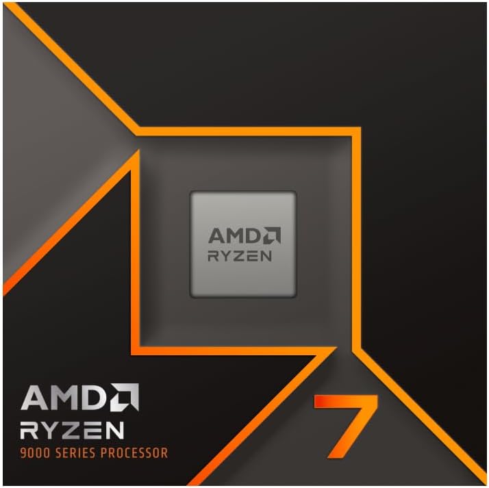 AMD Ryzen™ 7 9700X 8-Core, 16-Thread Unlocked Desktop Processor