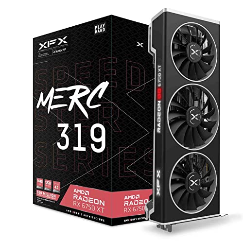 XFX Speedster SWFT210 Radeon RX 7700XT Gaming Graphics Card with 12GB GDDR6 HDMI 3xDP, AMD RDNA 3 RX-77TSWFTFA