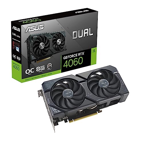 ASUS ProArt GeForce RTX™ 4060 OC Edition 8GB GDDR6 Graphics Card (PCIe 4.0, 8GB GDDR6, DLSS 3, HDMI 2.1a, DisplayPort 1.4a)