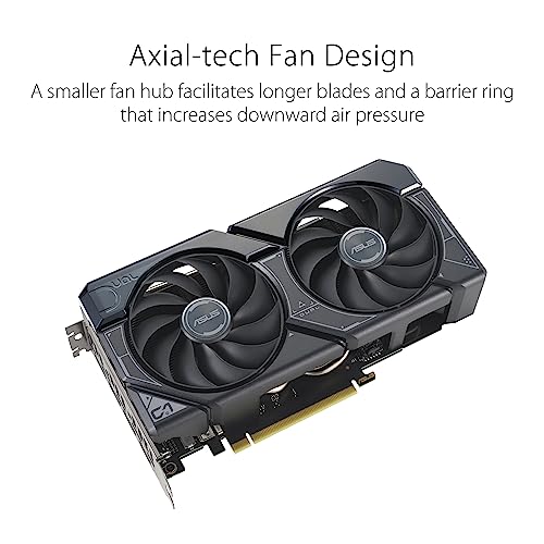 ASUS ProArt GeForce RTX™ 4060 OC Edition 8GB GDDR6 Graphics Card (PCIe 4.0, 8GB GDDR6, DLSS 3, HDMI 2.1a, DisplayPort 1.4a)