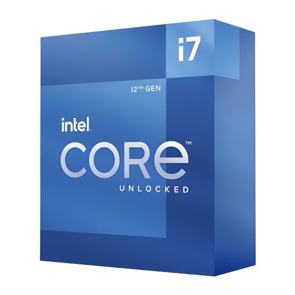 Procesador Intel Core i7-12700K para juegos de escritorio con gráficos integrados y 12 núcleos (8P+4E) de hasta 5,0 GHz, chipset LGA1700 serie 600 desbloqueado de 125 W 