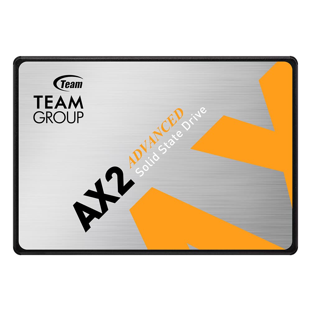 TEAMGROUP AX2 512GB 3D NAND TLC 2.5 Inch SATA III Internal Solid State Drive SSD (Read Speed up to 540 MB/s) Compatible with Laptop & PC Desktop T253A3512G0C101