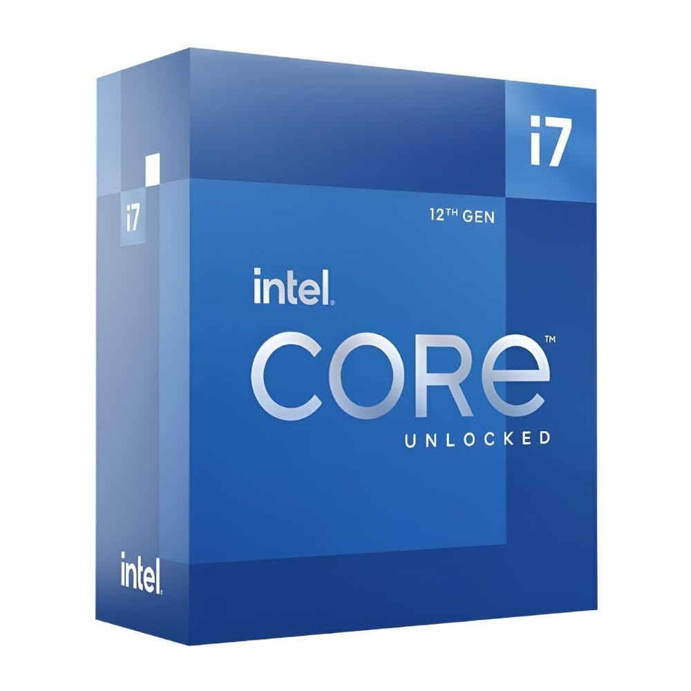 Procesador Intel Core i7-12700K para juegos de escritorio con gráficos integrados y 12 núcleos (8P+4E) de hasta 5,0 GHz, chipset LGA1700 serie 600 desbloqueado de 125 W 