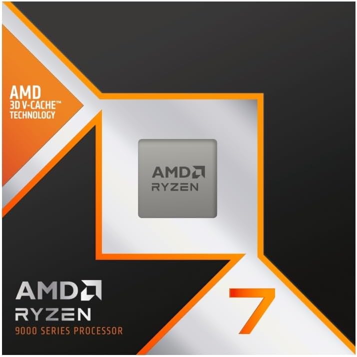 Procesador de escritorio AMD RYZEN 7 9800X3D de 8 núcleos y 16 subprocesos 