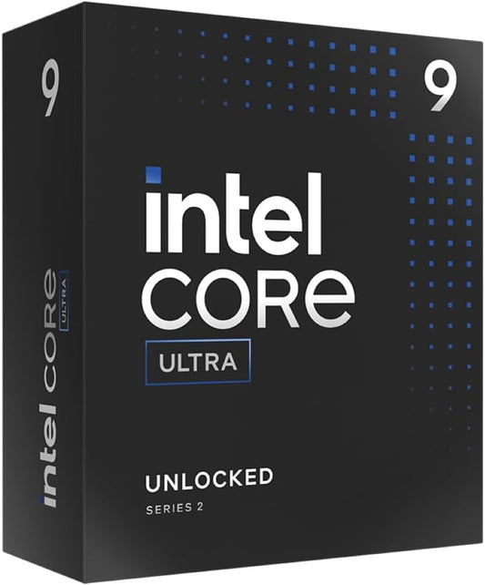 Procesador Intel Core Ultra 9 para computadoras de escritorio 285K: 24 núcleos (8 núcleos P + 16 núcleos E) hasta 5,7 GHz 