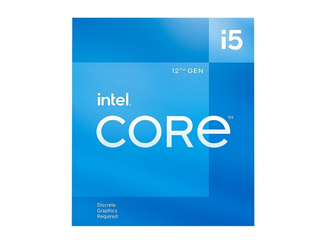 Procesador de escritorio Intel Core i5 Core 12400F, 18 M de caché, hasta 4,40 GHz 