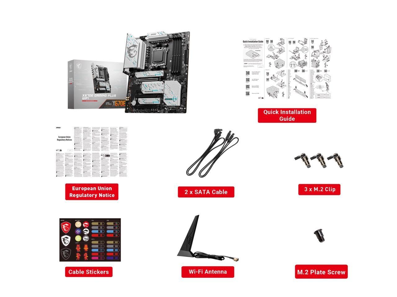 Procesador de escritorio desbloqueado AMD Ryzen 7 7700X de 8 núcleos y 16 subprocesos AM5 de 5,4 GHz con placa base MSI PRO B650-P WiFi ProSeries (AMD AM5, ATX, DDR5, PCIe 4.0) INLAND Micro Center 