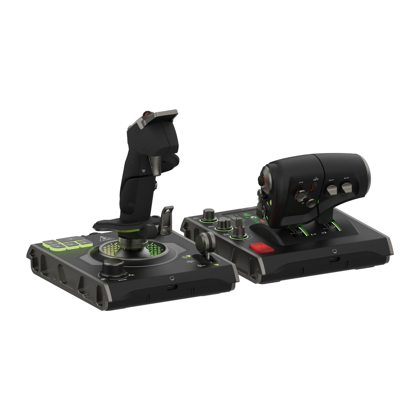 Sistema de control de vuelo universal VelocityOne de Turtle Beach: Xbox Series X y Xbox Series S, Xbox One y PC con Windows 10 y 11, con palanca de mando, cuadrante del acelerador, rueda de ajuste y controles del timón 