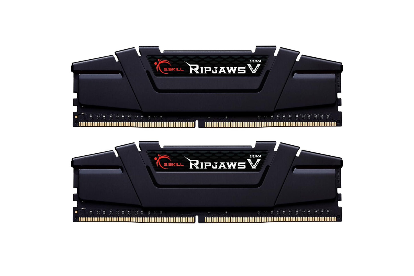 G.SKILL Ripjaws V Series (Intel XMP) DDR4 RAM 32GB (2x16GB) 3200MT/s CL16-18-18-38 1.35V Desktop Computer Memory UDIMM - Black (F4-3200C16D-32GVK)