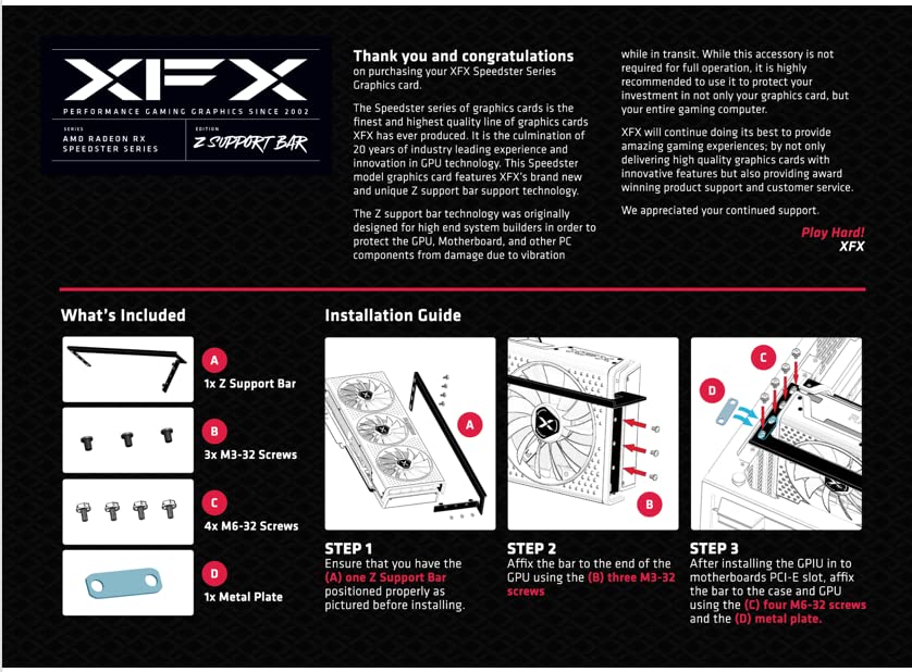 XFX Speedster SWFT210 Radeon RX 7700XT Gaming Graphics Card with 12GB GDDR6 HDMI 3xDP, AMD RDNA 3 RX-77TSWFTFA