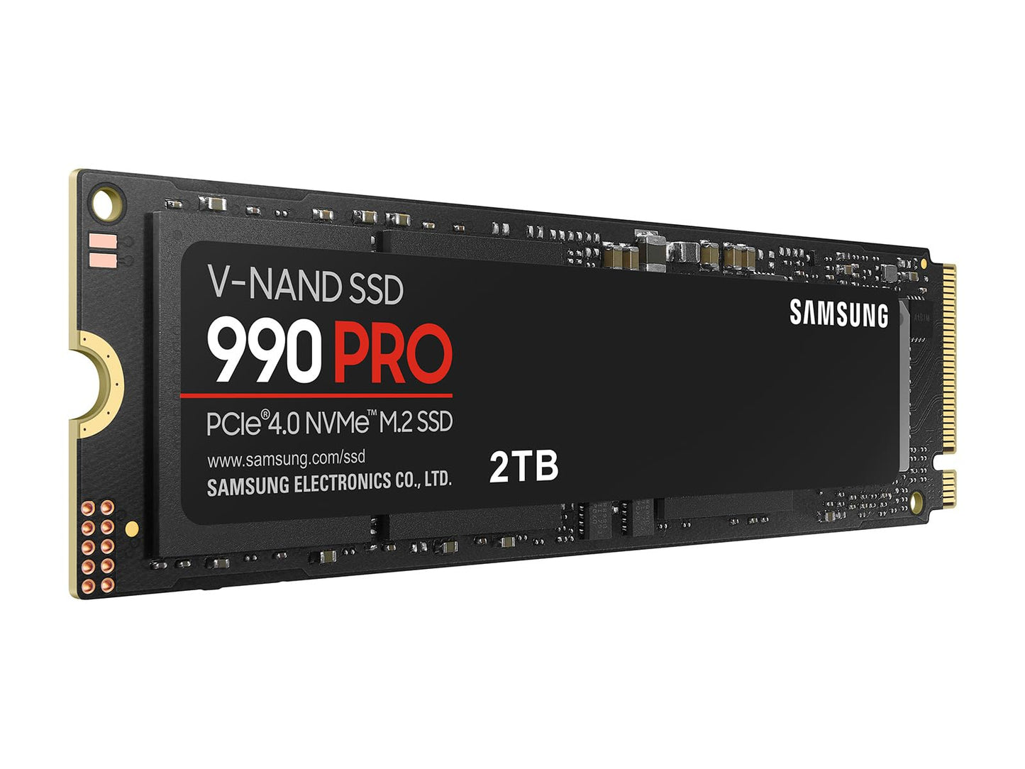 SAMSUNG 990 PRO SSD NVMe M.2 PCIe Gen4, M.2 2280 Internal Solid State Hard Drive, Seq. Read Speeds Up to 7,450 MB/s for High End Computing, Gaming, and Heavy Duty Workstations, MZ-V9P2T0B/AM