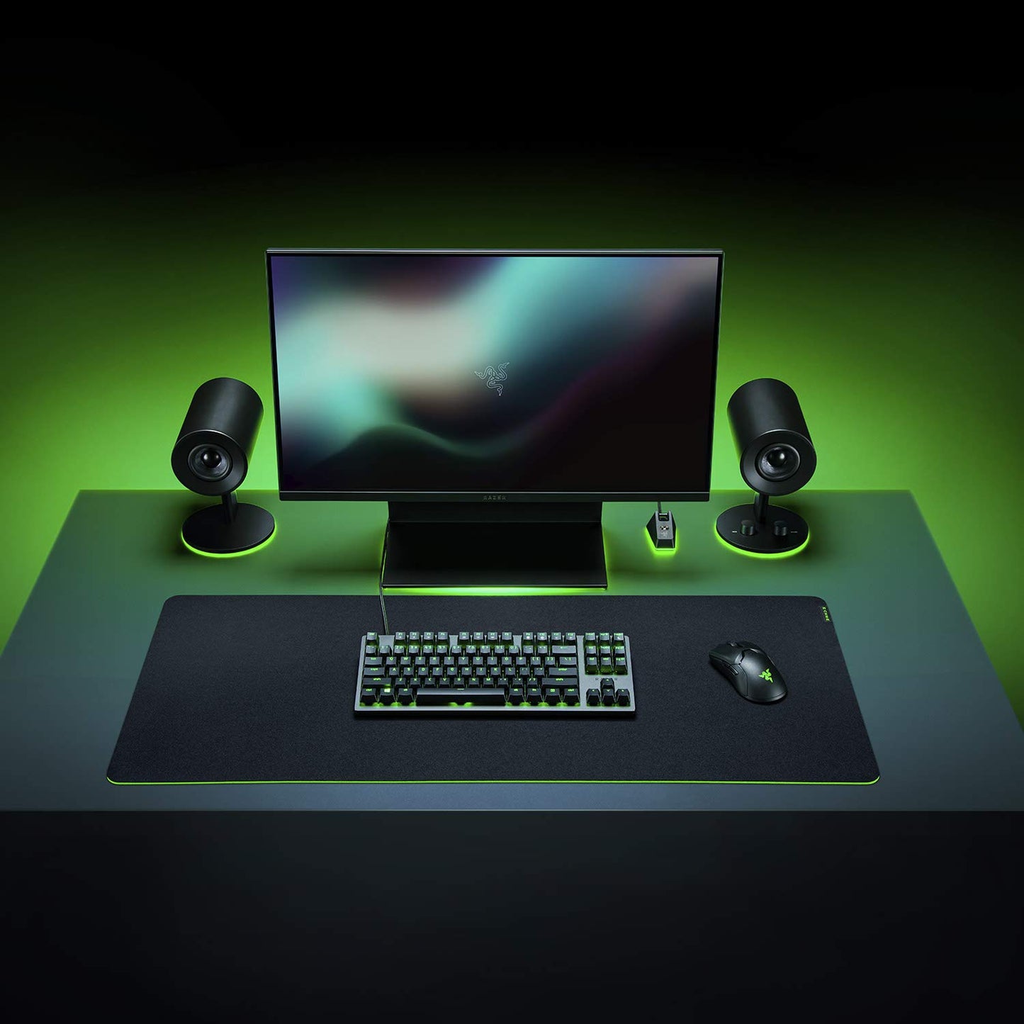 Alfombrilla de tela para ratón para juegos Razer Gigantus v2 (XXL): espuma gruesa de alta densidad, base antideslizante, color negro clásico 