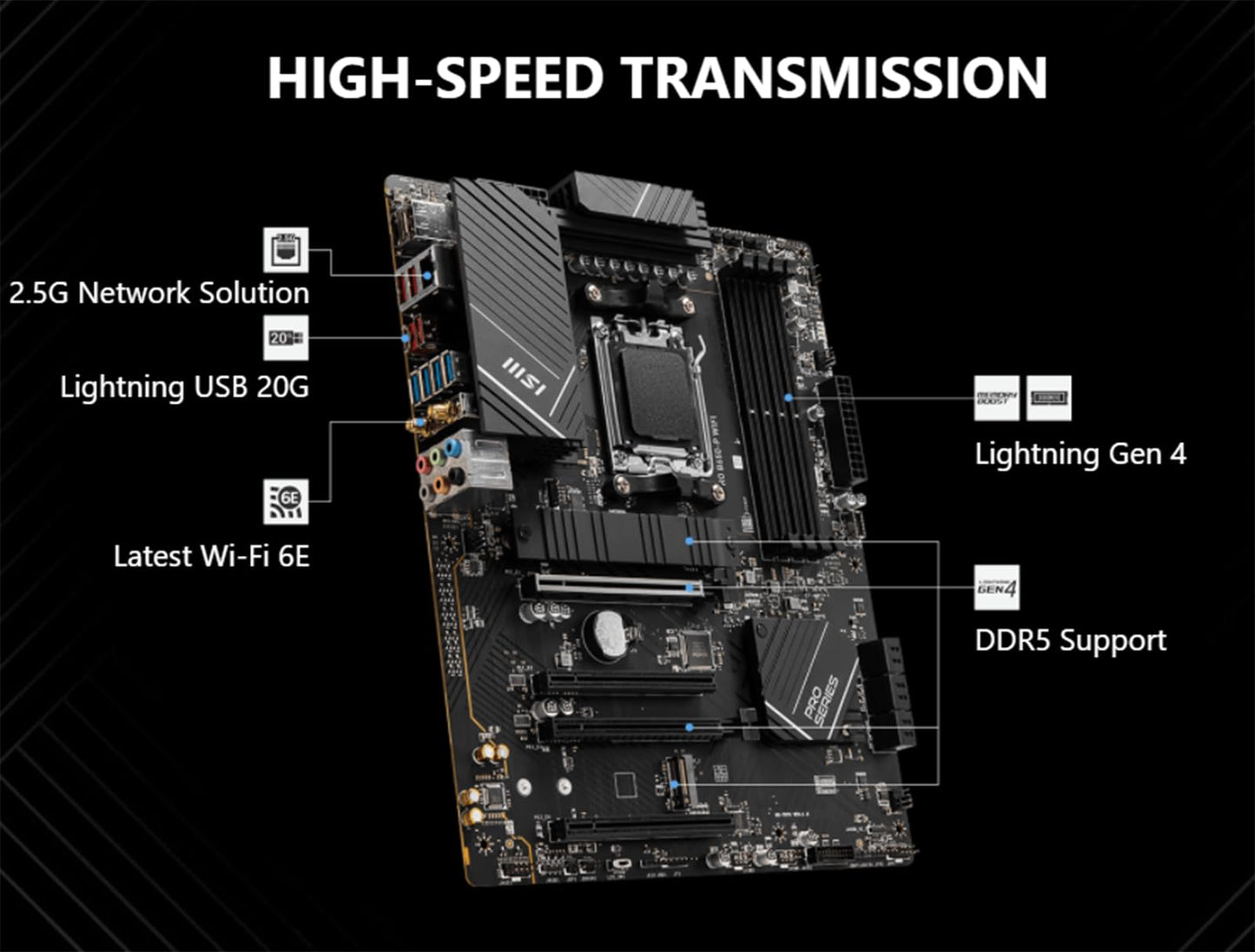 Procesador de escritorio desbloqueado Micro Center AMD Ryzen 7 9700X de 8 núcleos y 16 subprocesos con placa base para juegos MAG B650 Tomahawk WiFi AM5 DDR5 