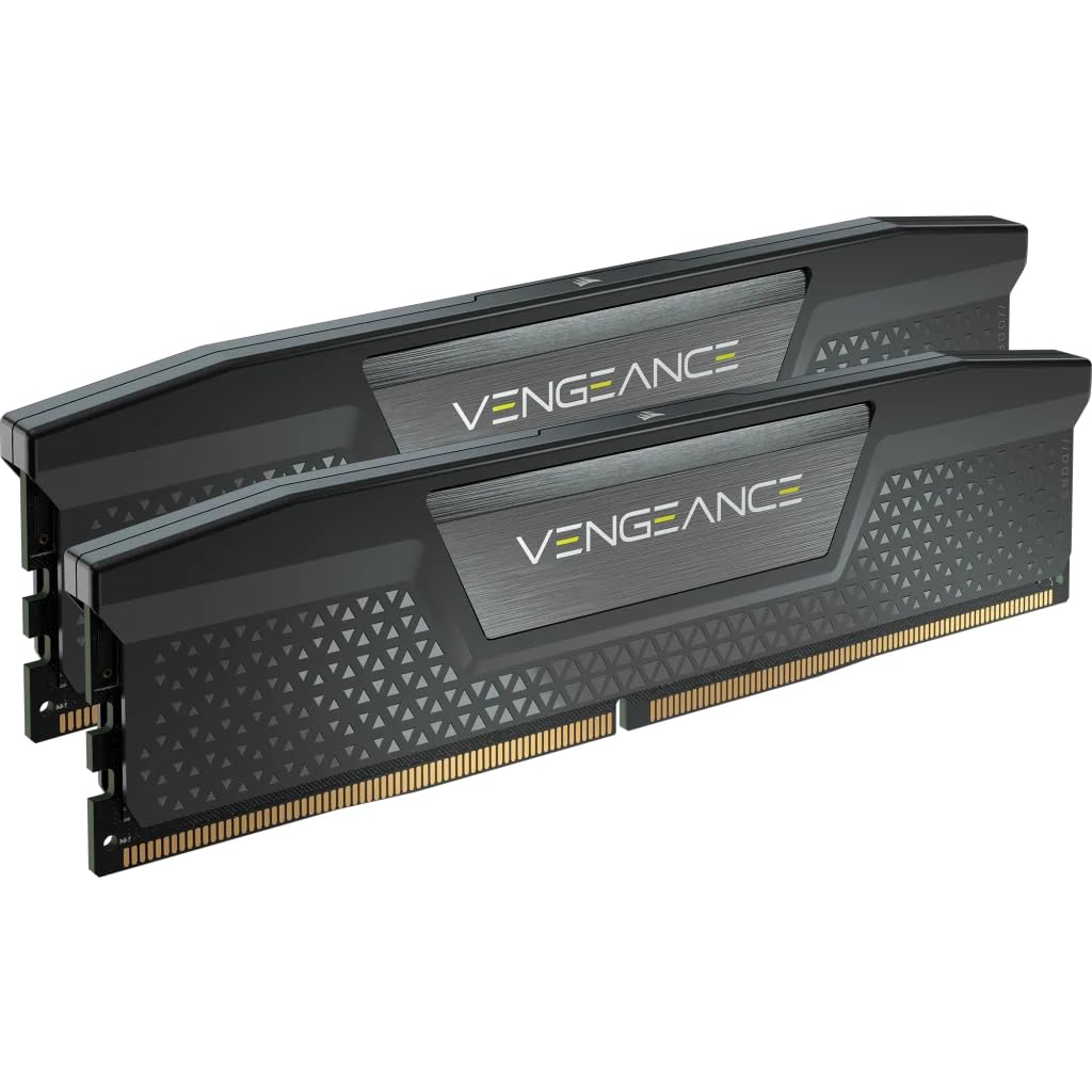 CORSAIR VENGEANCE DDR5 RAM 64GB (2x32GB) 6400MHz CL32-40-40-84 1.40V Intel XMP Desktop Computer Memory - Black (CMK64GX5M2B6400C32)