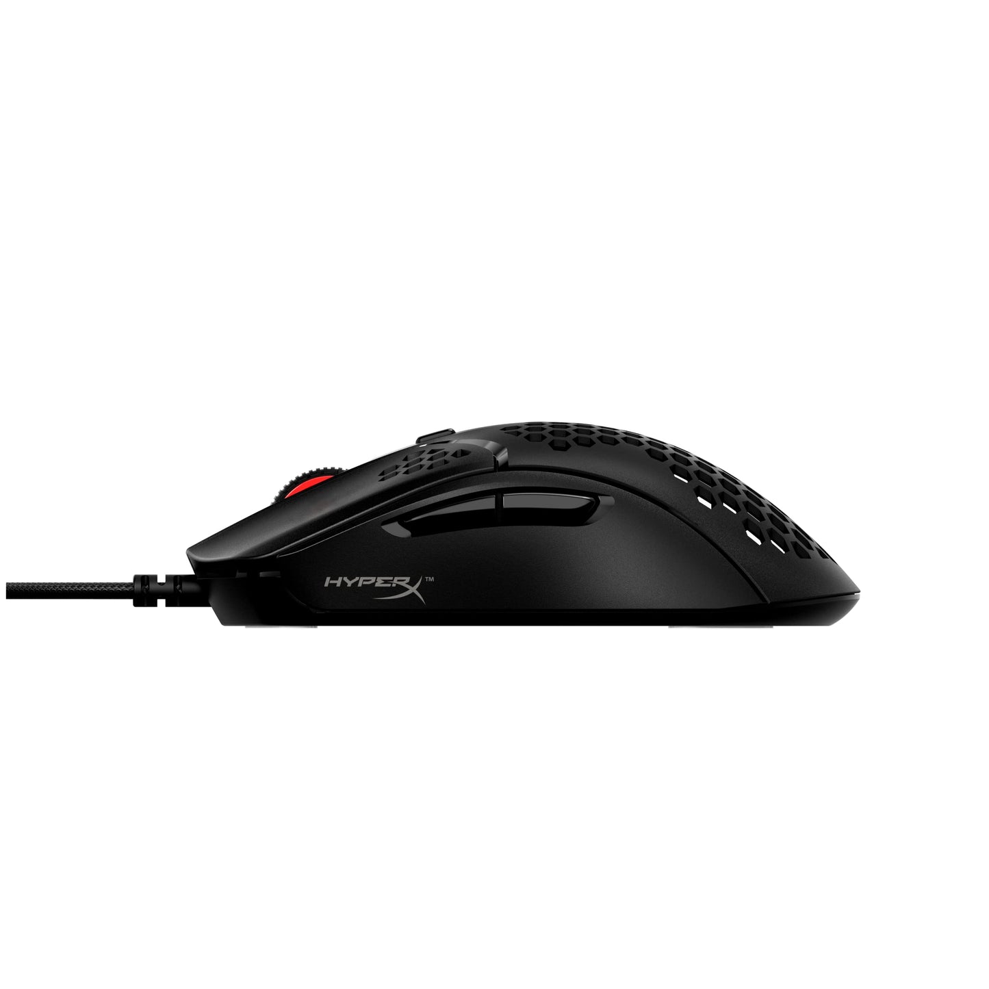 HyperX Pulsefire Haste - Ratón inalámbrico para juegos - Ultraligero, 61 g, duración de batería de 100 horas, conexión inalámbrica de 2,4 GHz, carcasa en forma de panal, diseño hexagonal, hasta 16 000 DPI, 6 botones programables - Negro, 4P5D7AA 