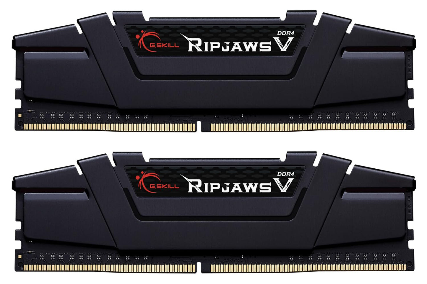 G.SKILL Ripjaws V Series (Intel XMP) DDR4 RAM 32GB (2x16GB) 3200MT/s CL16-18-18-38 1.35V Desktop Computer Memory UDIMM - Black (F4-3200C16D-32GVK)