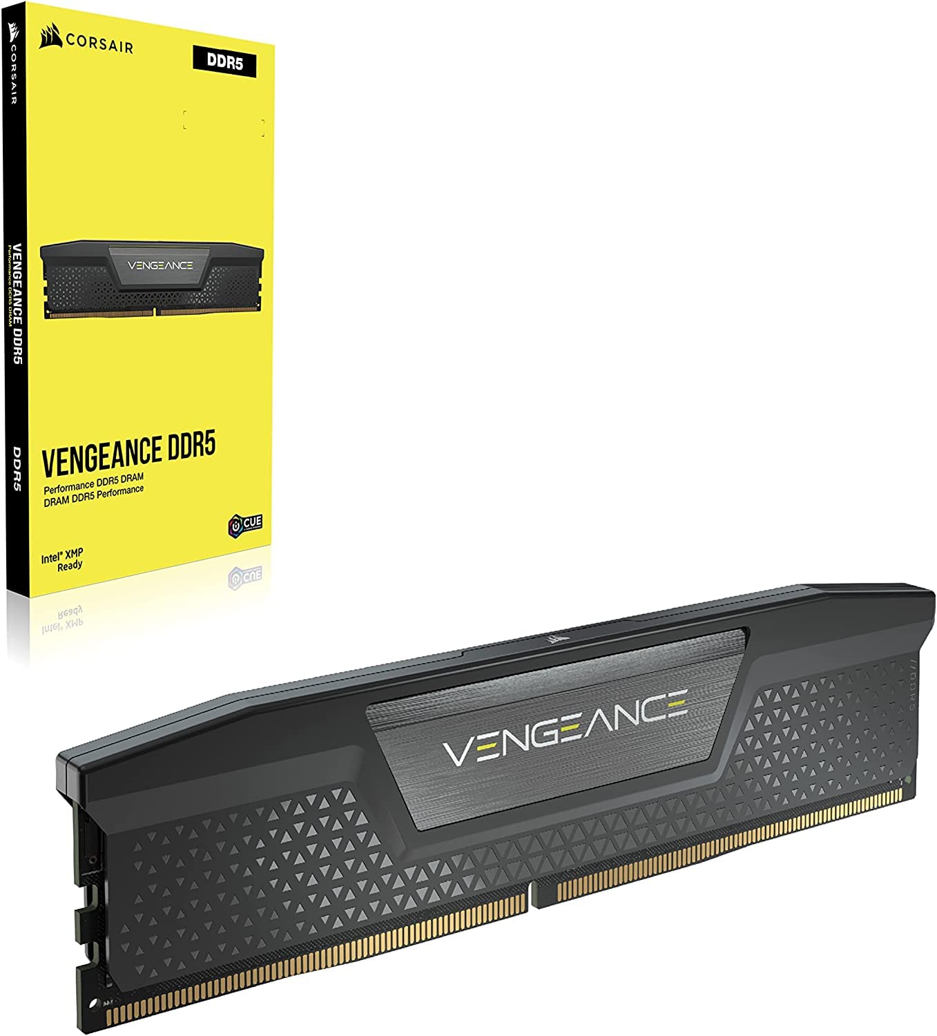 CORSAIR Vengeance DDR5 RAM 32GB (2x16GB) 6000MHz CL30-36-36-76 1.40V Intel XMP Desktop Computer Memory - Black (CMK32GX5M2B6000C30)