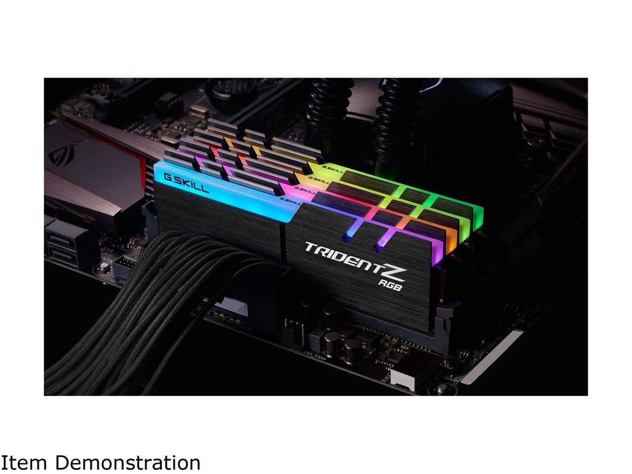 G.SKILL Trident Z RGB Series (Intel XMP) DDR4 RAM 64GB (2x32GB) 3600MT/s CL18-22-22-42 1.35V Desktop Computer Memory UDIMM (F4-3600C18D-64GTZR)