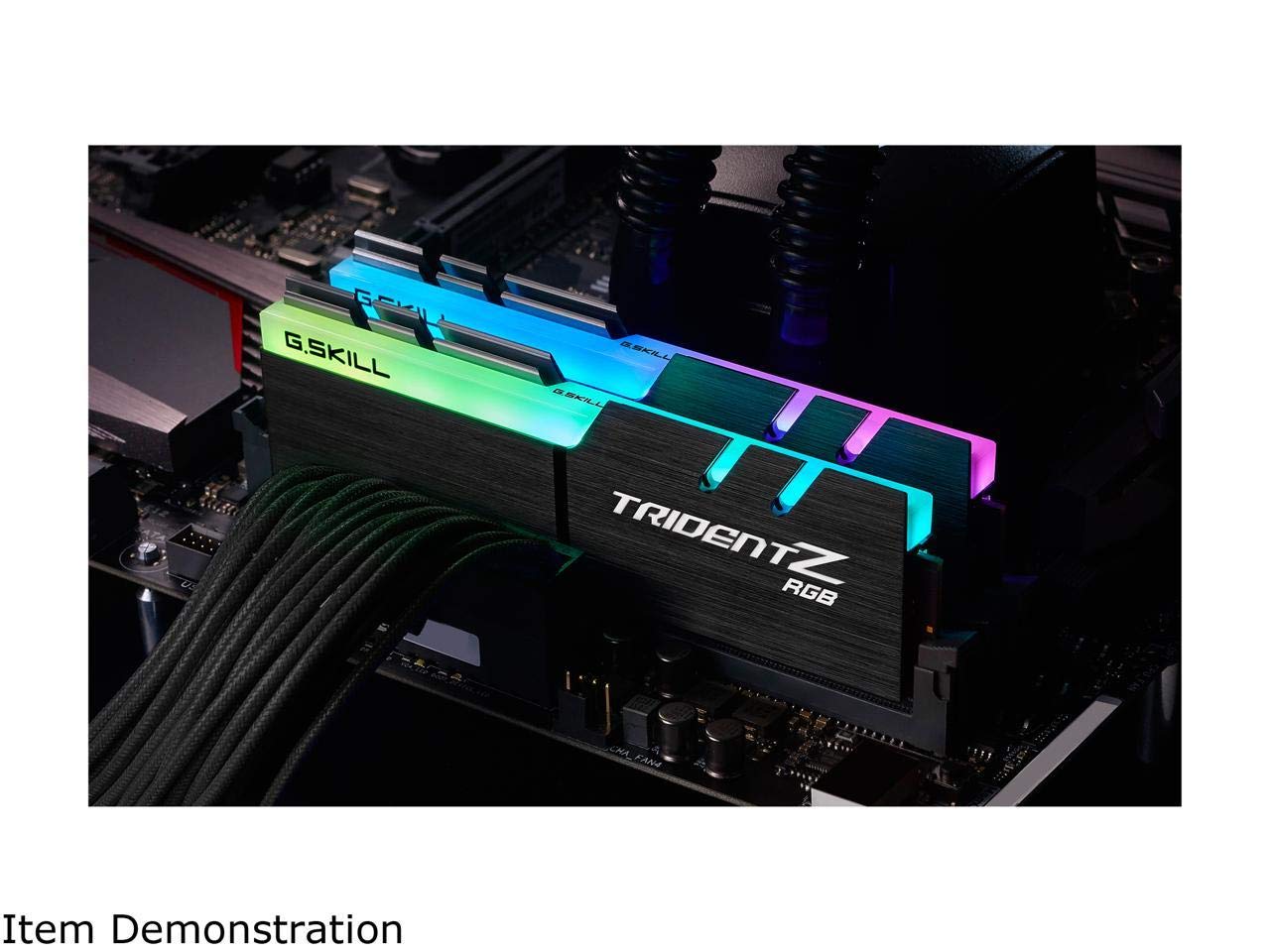 G.SKILL Trident Z RGB Series (Intel XMP) DDR4 RAM 64GB (2x32GB) 3600MT/s CL18-22-22-42 1.35V Desktop Computer Memory UDIMM (F4-3600C18D-64GTZR)