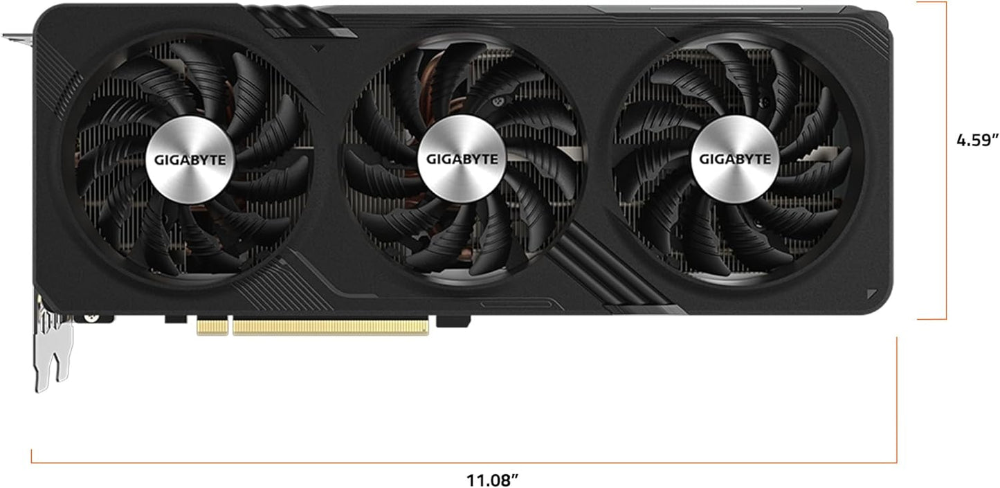 GIGABYTE Radeon RX 7600 XT Gaming OC 16G Graphics Card, 3X WINDFORCE Fans 16GB 128-bit GDDR6, GV-R76XTGAMING OC-16GD Video Card