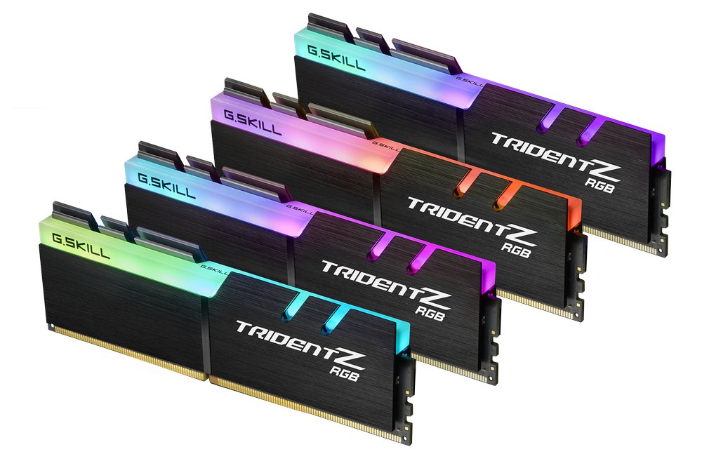 G.SKILL Trident Z RGB Series (Intel XMP) DDR4 RAM 64GB (2x32GB) 3600MT/s CL18-22-22-42 1.35V Desktop Computer Memory UDIMM (F4-3600C18D-64GTZR)