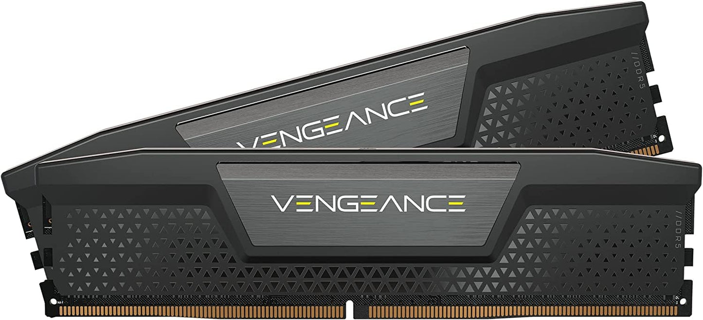 Memoria RAM DDR5 CORSAIR Vengeance de 32 GB (2 x 16 GB), 6000 MHz, CL30-36-36-76, 1,40 V, Intel XMP, para ordenador de sobremesa, color negro (CMK32GX5M2B6000C30) 