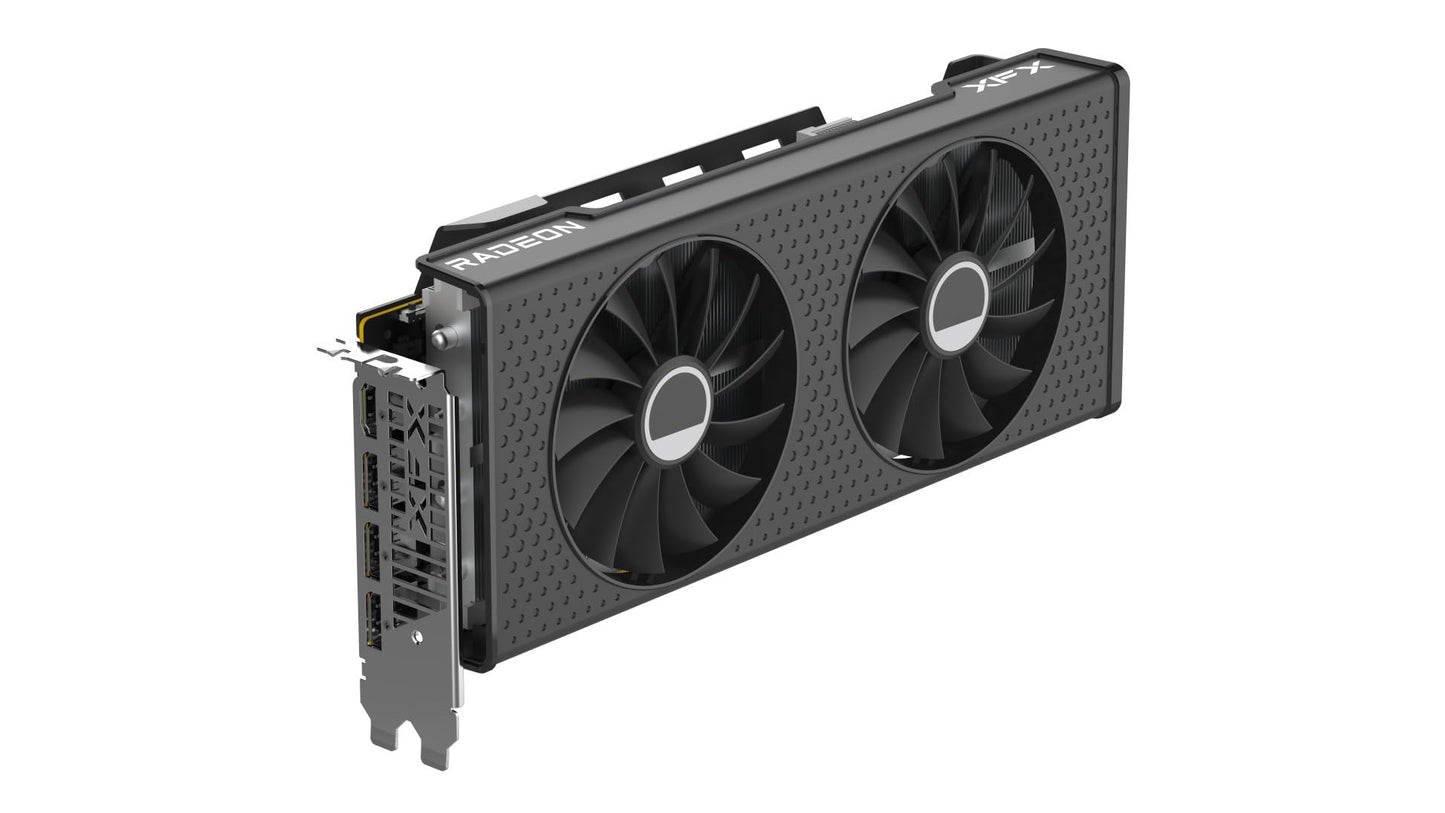 XFX Speedster SWFT210 Radeon RX 7700XT Gaming Graphics Card with 12GB GDDR6 HDMI 3xDP, AMD RDNA 3 RX-77TSWFTFA