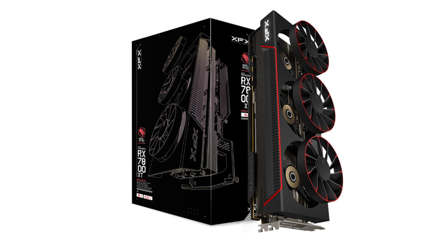 XFX Mercury AMD Radeon RX 7900 XTX Magnetic Air Gaming Graphics Card with 24GB GDDR6, RDNA3 RX-79XMAIRB9