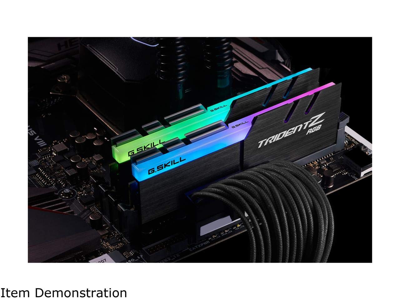 G.SKILL Trident Z RGB Series (Intel XMP) DDR4 RAM 64GB (2x32GB) 3600MT/s CL18-22-22-42 1.35V Desktop Computer Memory UDIMM (F4-3600C18D-64GTZR)