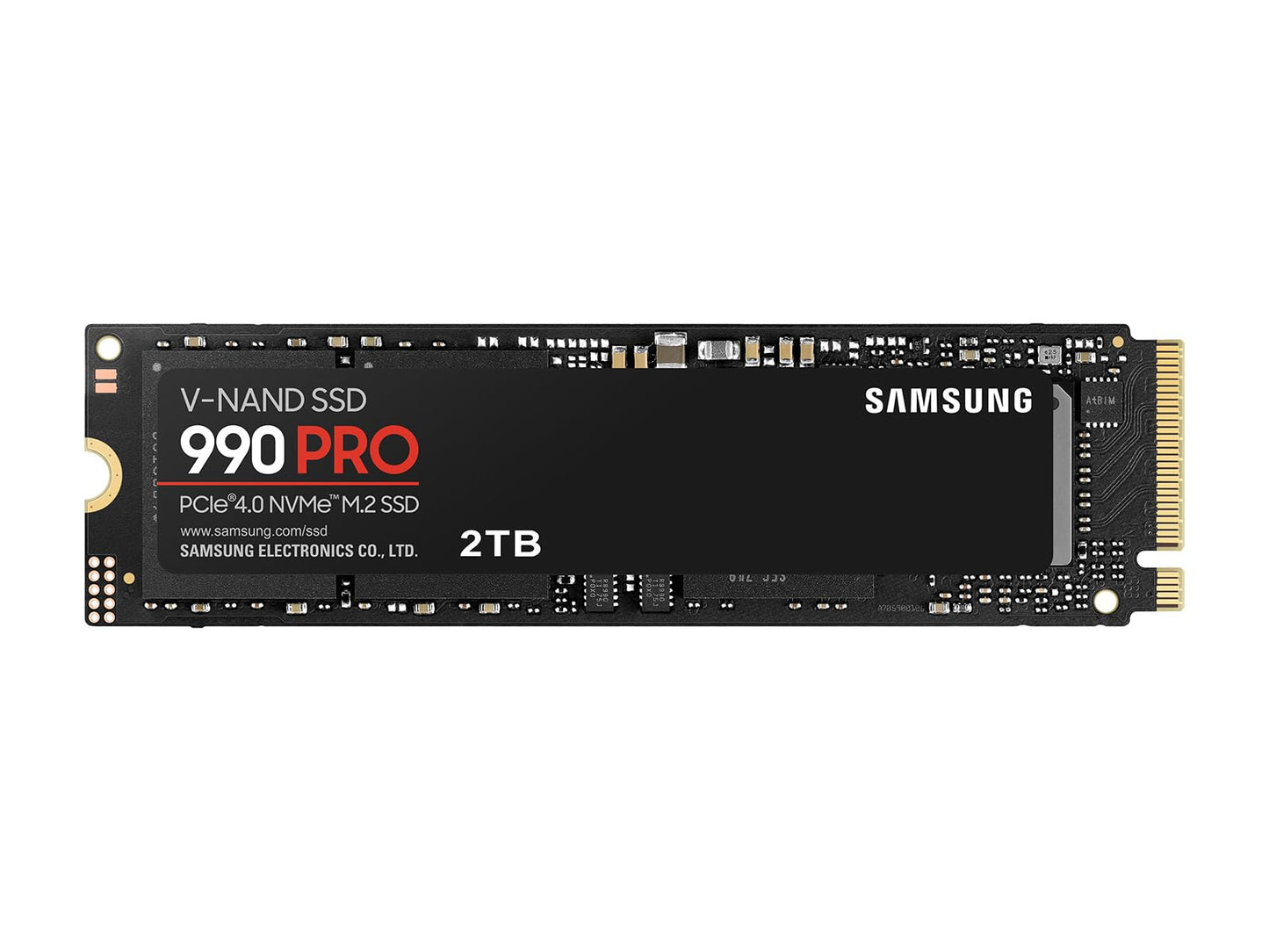 SAMSUNG 990 PRO SSD NVMe M.2 PCIe Gen4, M.2 2280 Internal Solid State Hard Drive, Seq. Read Speeds Up to 7,450 MB/s for High End Computing, Gaming, and Heavy Duty Workstations, MZ-V9P2T0B/AM