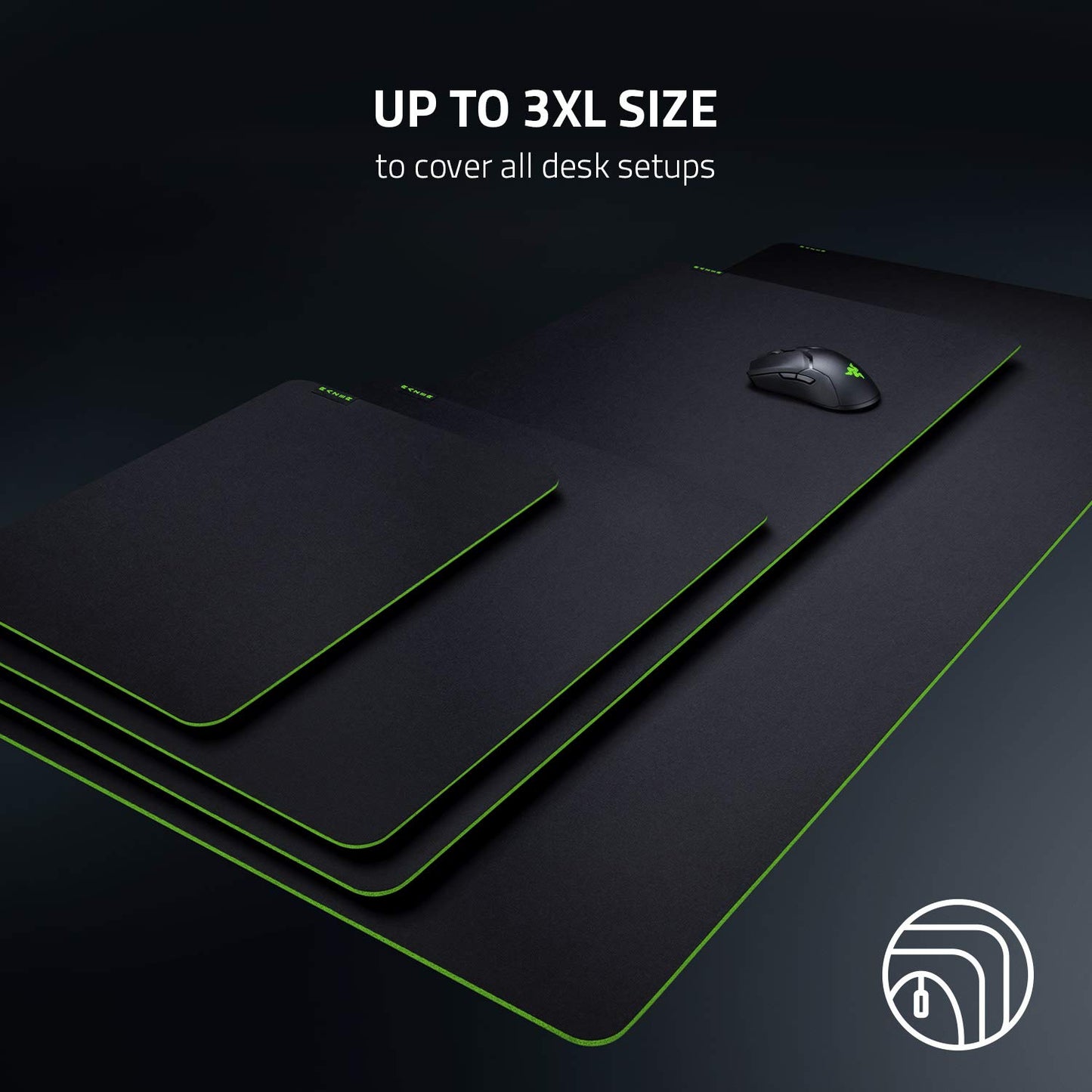 Razer Gigantus v2 Cloth Gaming Mouse Pad (XXL): Thick, High-Density Foam - Non-Slip Base - Classic Black