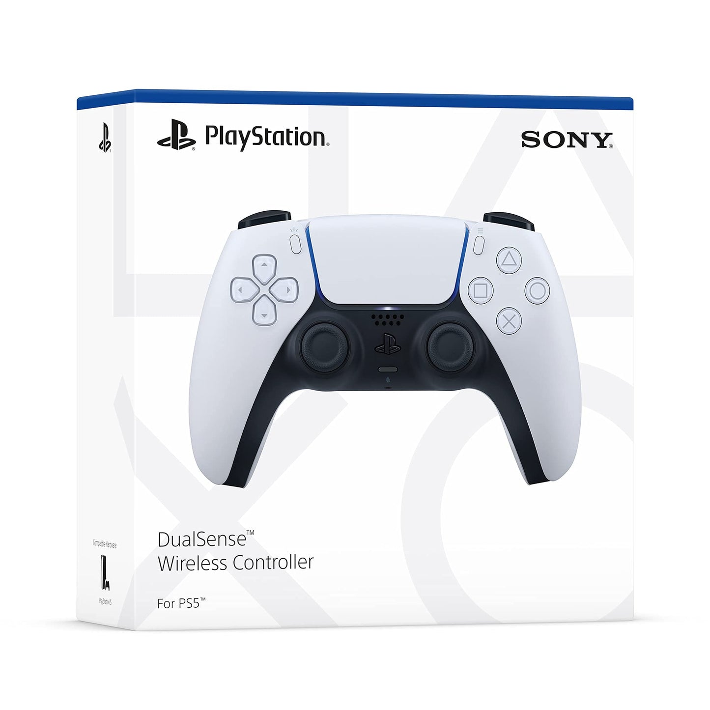 Playstation 5 DualSense Wireless Controller - White (Renewed)